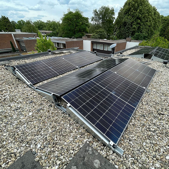 Zonnepanelen installatie in Burgum Zonnepanelen installatie in Burgum